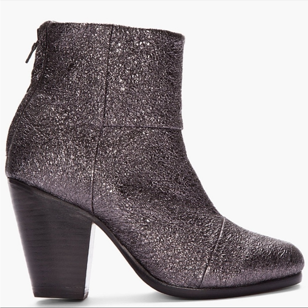 Rag & Bone Newbury Metallic Ankle Boots
